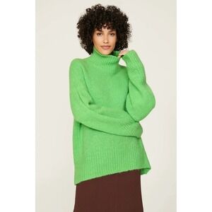 A.L.C. Nelson Sweater Green Oversized Alpaca Merino Turtleneck Knit Sz XS. $ 495
